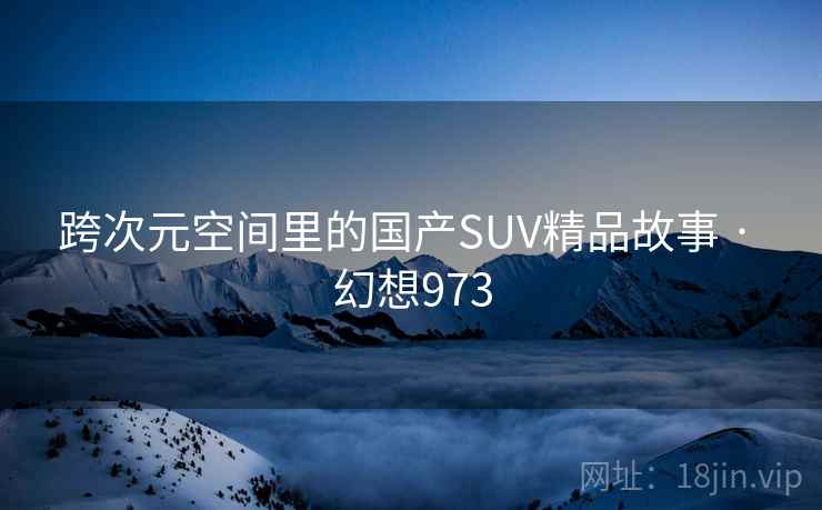 跨次元空间里的国产SUV精品故事 · 幻想973