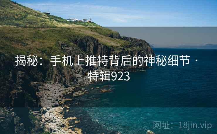 揭秘：手机上推特背后的神秘细节 · 特辑923